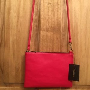 NWT Forever 21 crossbody red purse